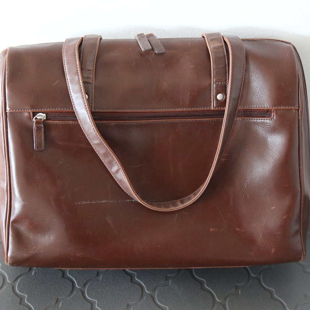 Vintage Buxton Leather Briefcase.